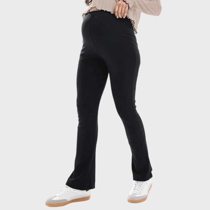 Pack 2 Legging de Maternidad Bota ancha + Legging Premium - Ohmamá Ropa de Maternidad