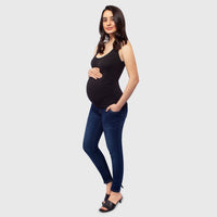 Pack Jean de Embarazo Olivia Oscuro + Leggins Premium Ohm - Ohmamá Ropa de Maternidad